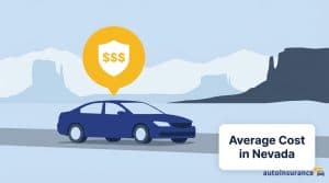 graphic of a car with mountains in the background