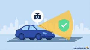 graphic of a car with a camera icon above it