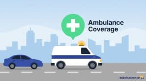 graphic of a car following an ambulance