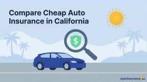 graphic of a car with a magnifying glass above it