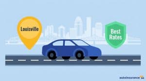 graphic of a car with a skyline in the background