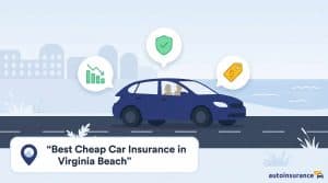 graphic of a car with icons above it