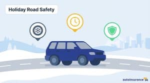 graphic of a car with icons above it