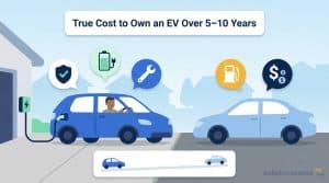 graphic of 2 cars facing each other